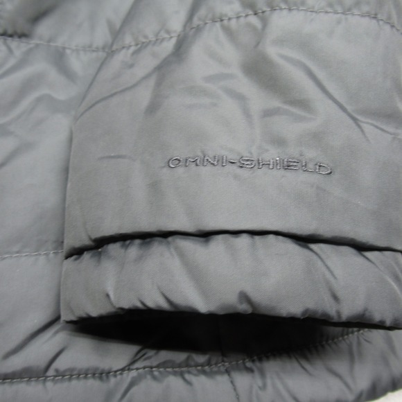 Columbia Jacket Womens Medium Gray Interchange Omni-Shield Lightweight Puffer - Picture 9 of 14